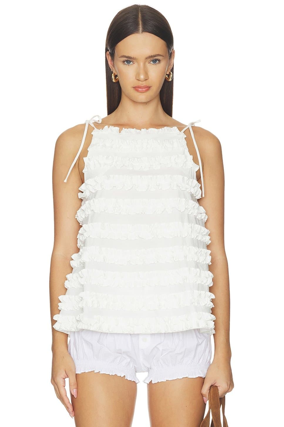 revolve Leili Ruffle Cami Top