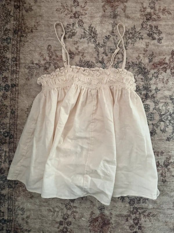 ASOS Cream Linen Cami Top