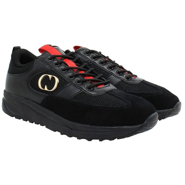 Criminal Damage Criminal Damage Men's Force Lace-Up Black Synthetic Trainers - 2