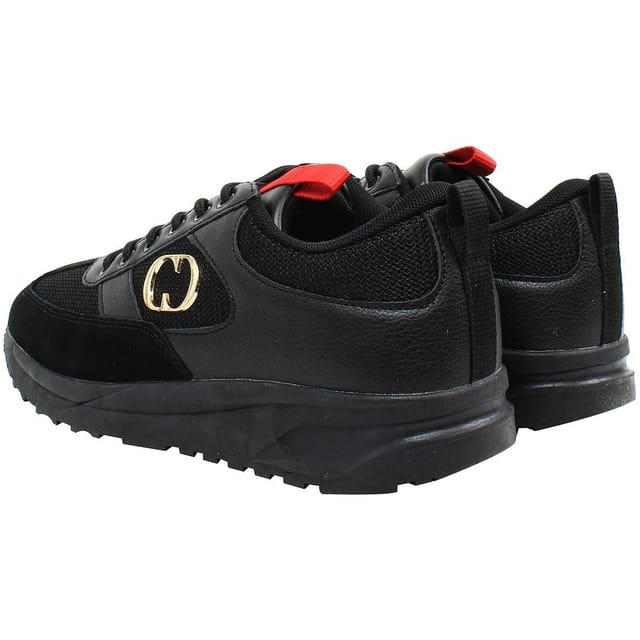 Criminal Damage Criminal Damage Men's Force Lace-Up Black Synthetic Trainers - 3