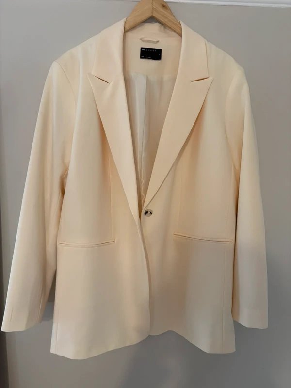ASOS ASOS relaxed blazer butter yellow/cream - 1