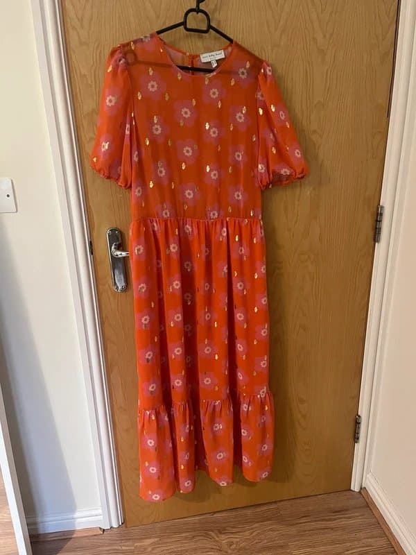 Never Fully Dressed Never fully dressed Sienna orange midi dress