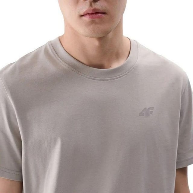 4F 4F Men's WSS25TTSHM2074 T-Shirt in Grey - 3