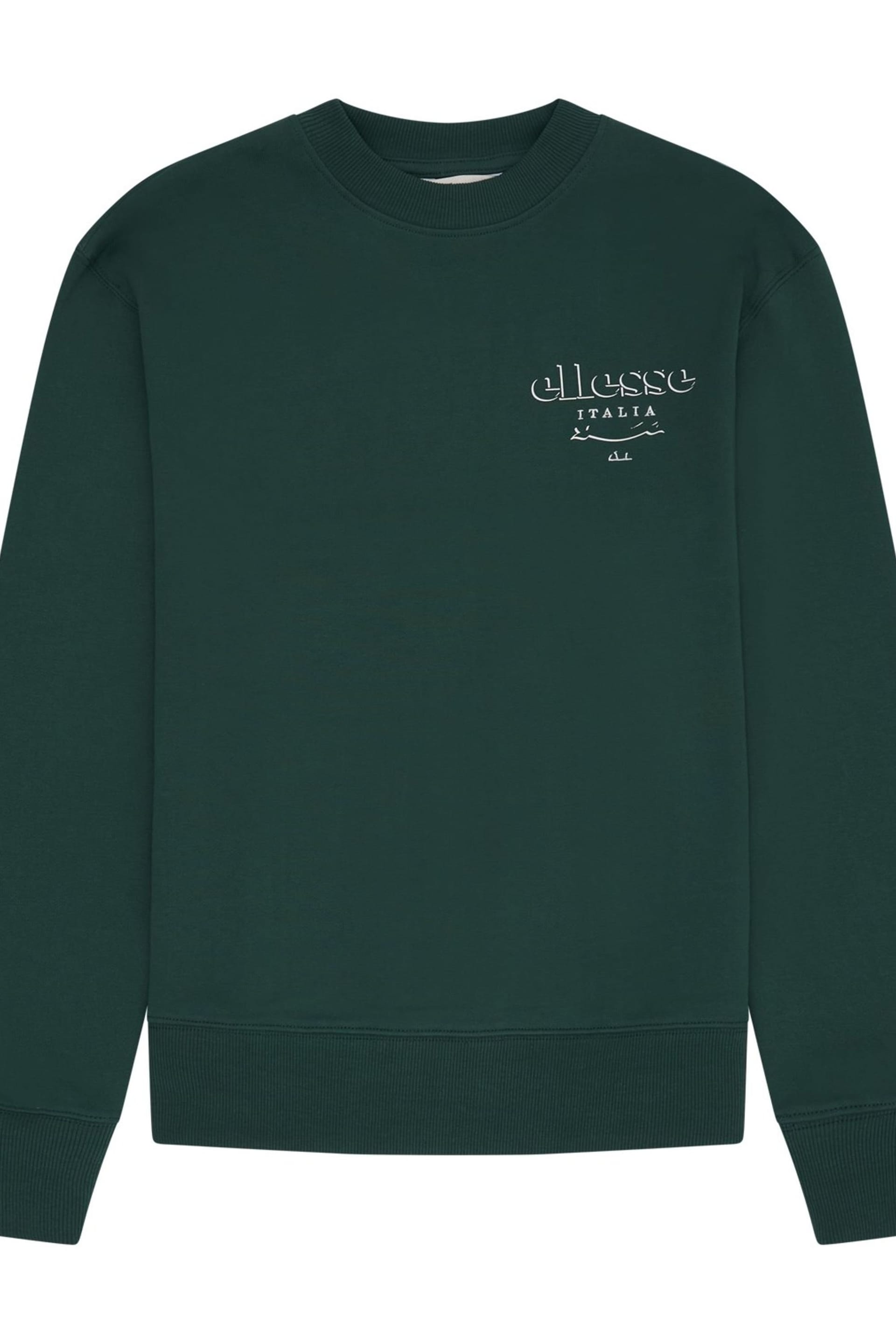 Ellesse Ellesse Men's Scroll Sweatshirt in Dark Green - 4