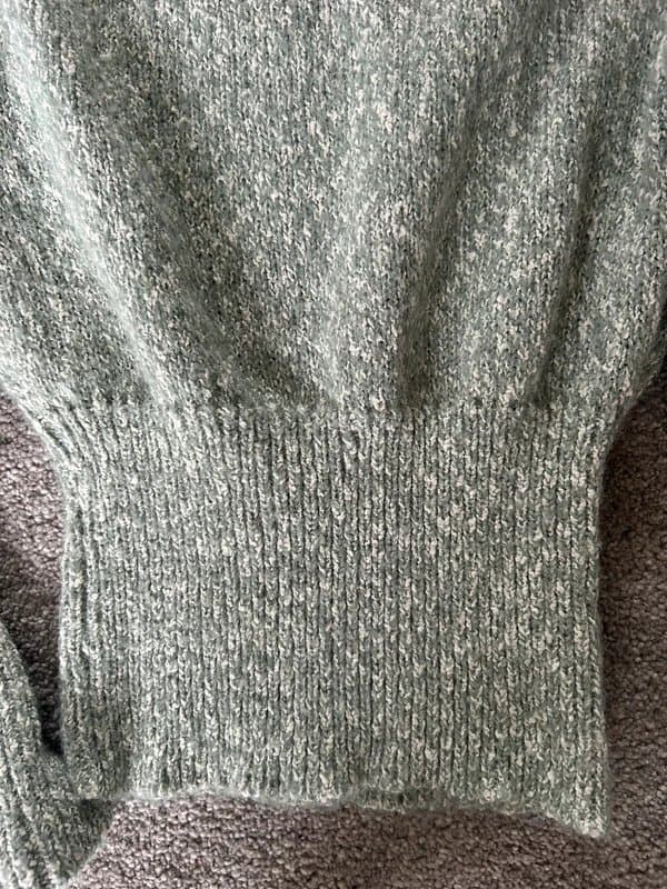 Bershka Green cinched waste jumper Bershka