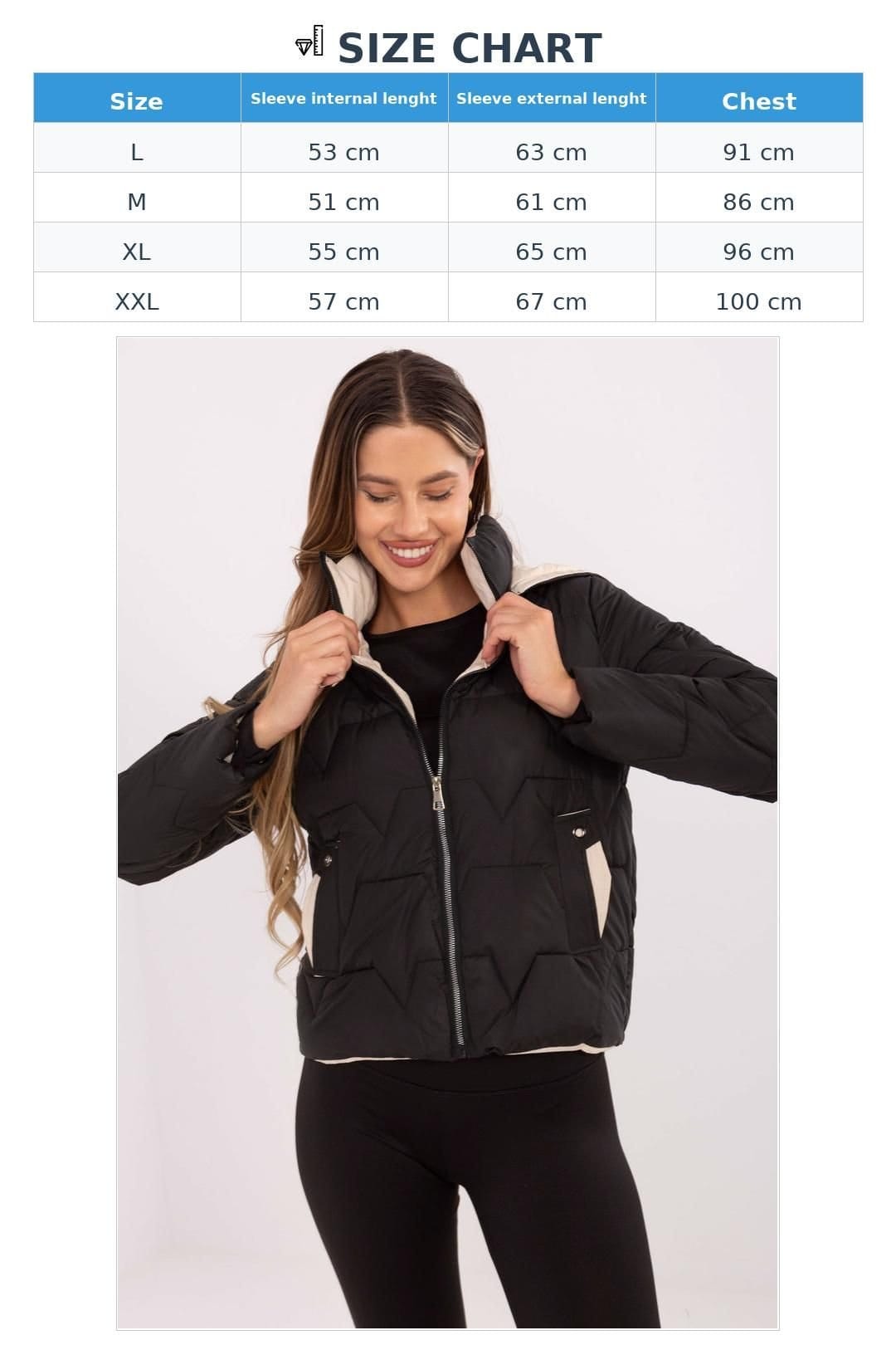 Love Lace Love Lace Women's Detachable Hood Quilted Down Jacket in Black - 4