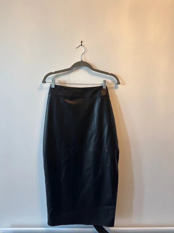 Never Fully Dressed Black midi skirt (wrap around)