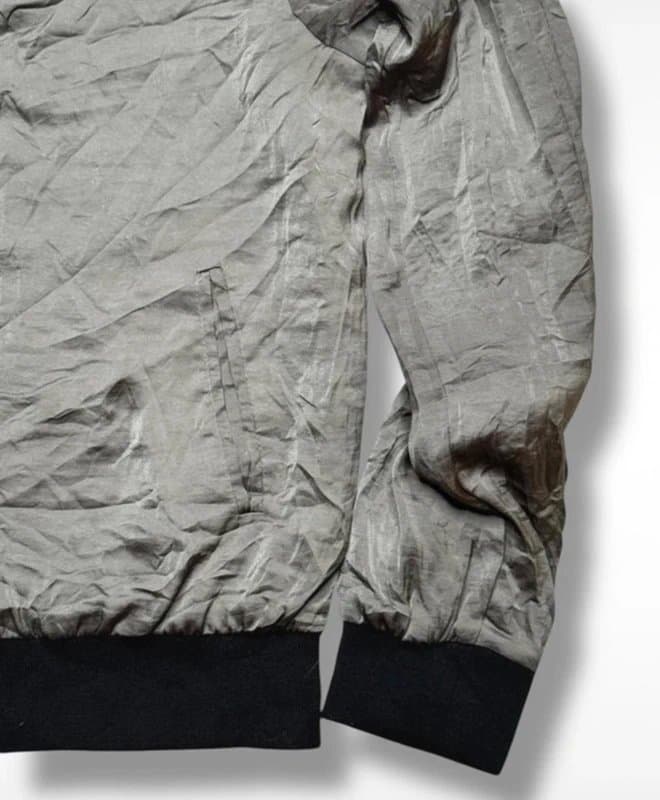 New Look New Look Khaki Green Satin Bomber Jacket Women’s Size 10