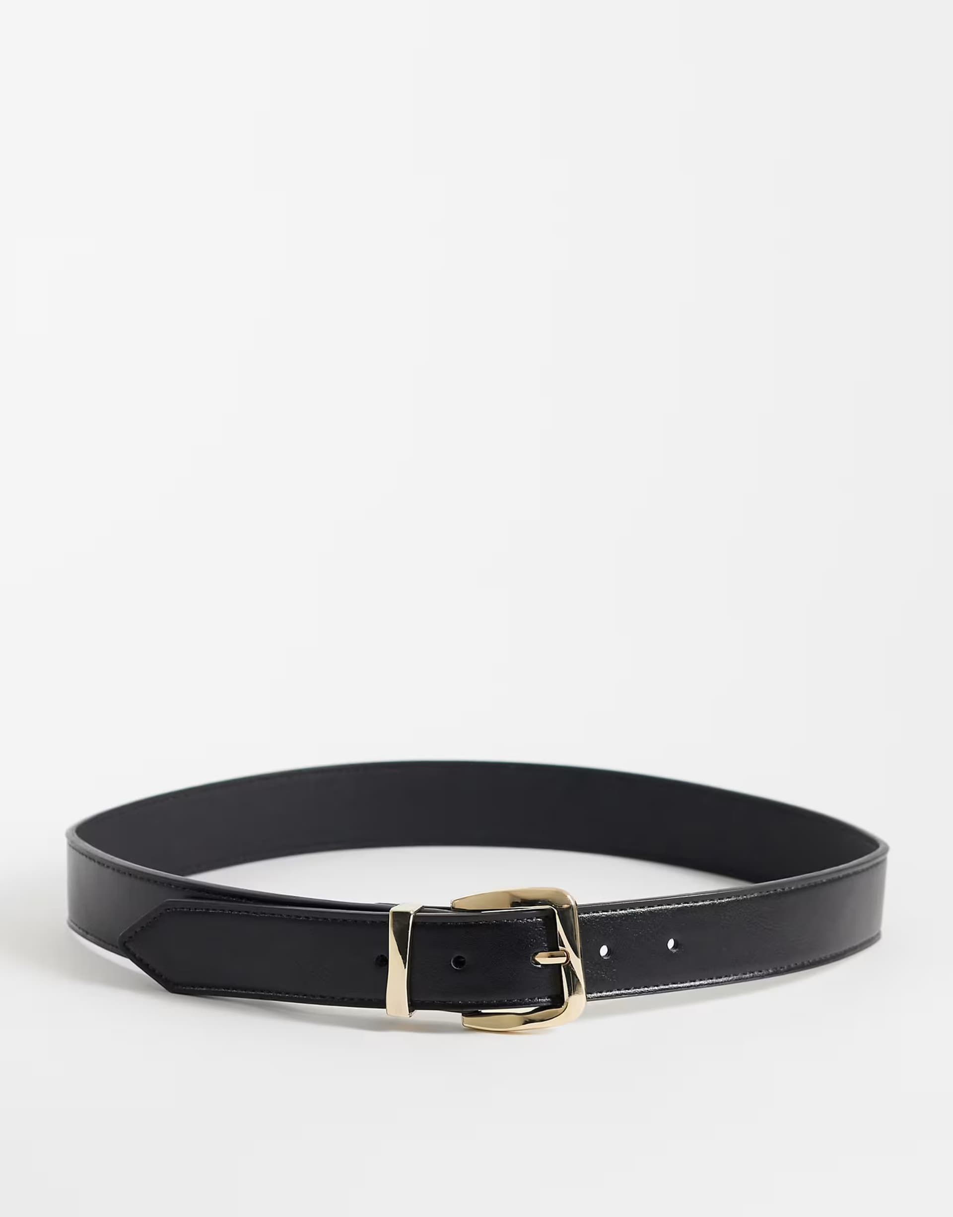 ASOS ASOS Black Faux Leather Belt