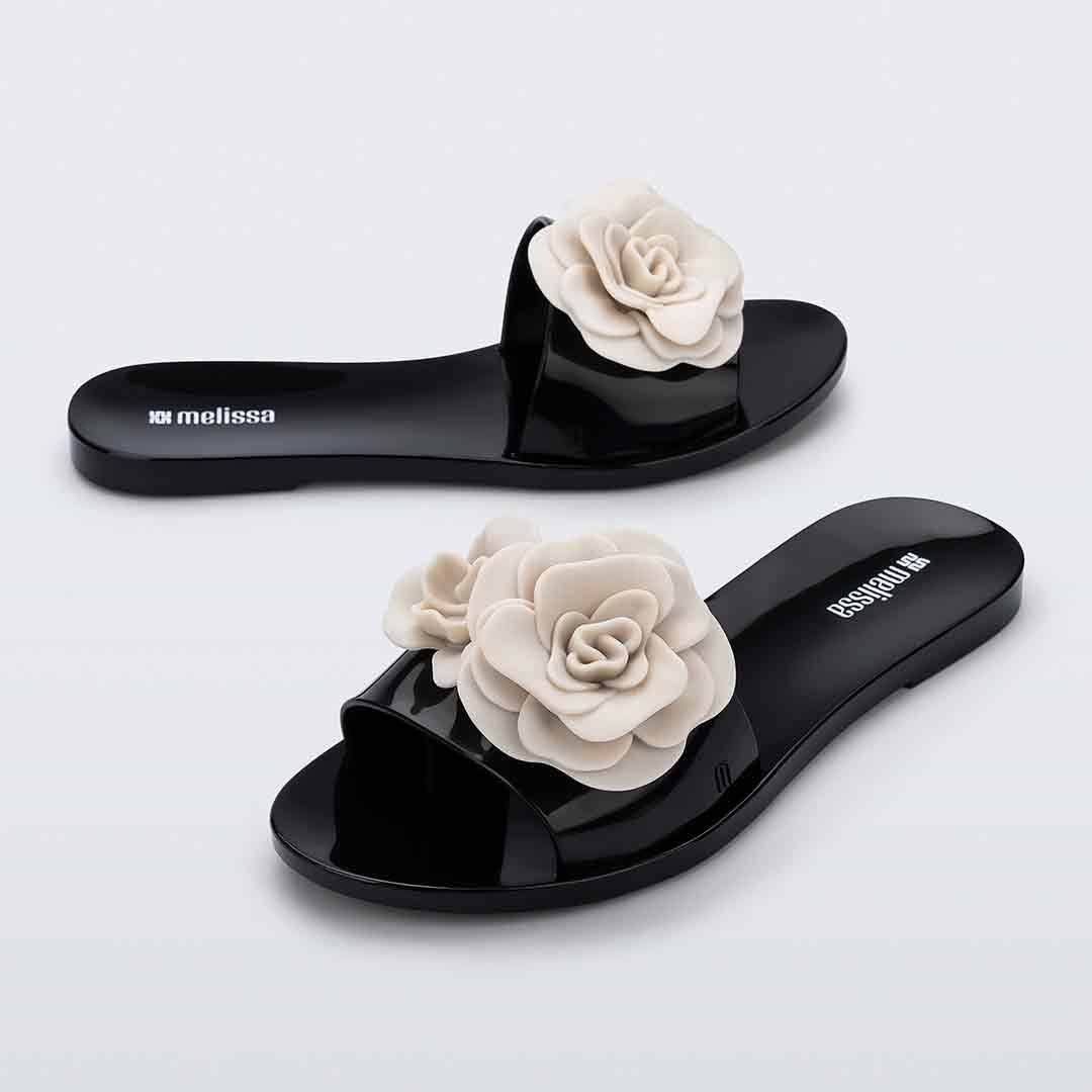 Melissa Shoes Melissa Shoes Women's Babe Petals in Black - 3