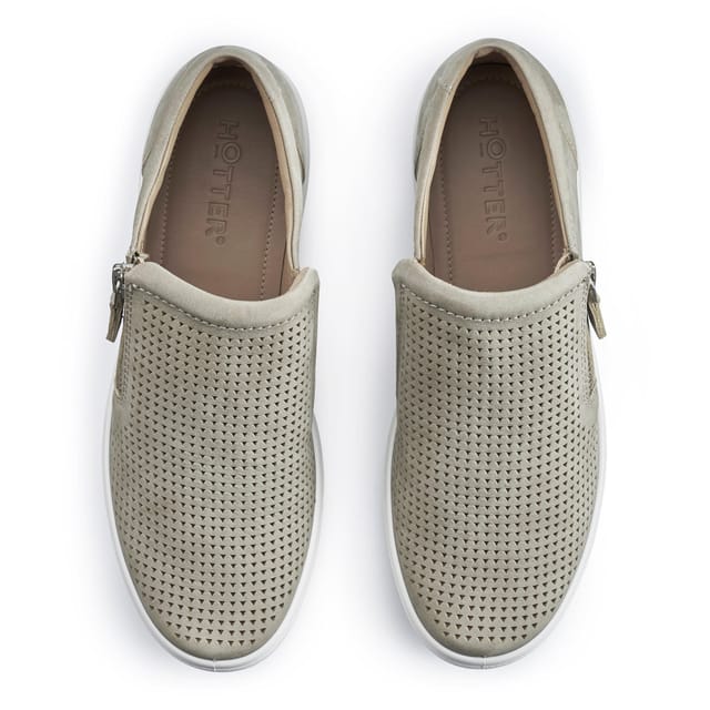 Hotter Hotter Women's Wide Fit 'Daisy' Deck Shoes in Olive - 3