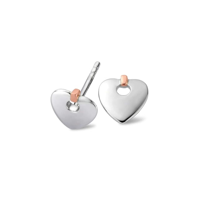 Clogau Clogau Women's Cariad Sterling Silver Stud Earrings in Metallics - 2