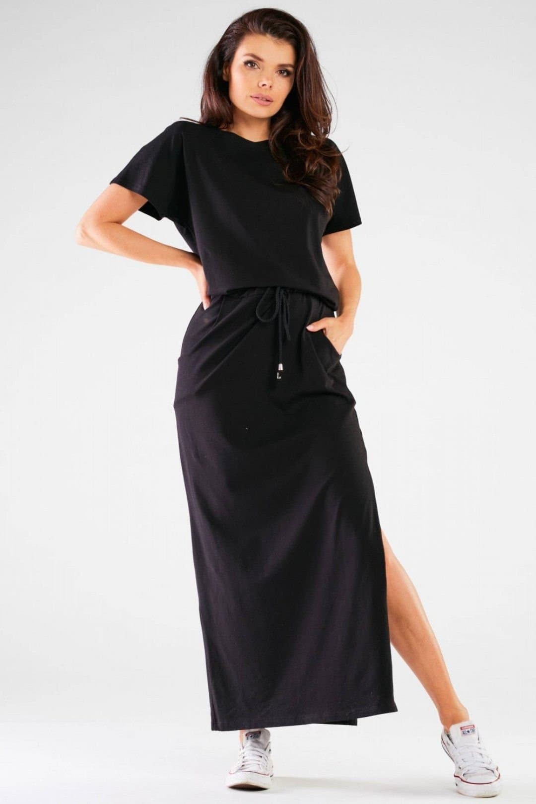 Love Lace Love Lace Women's Infinite Summer Short Sleeve Breathable Dress in Black