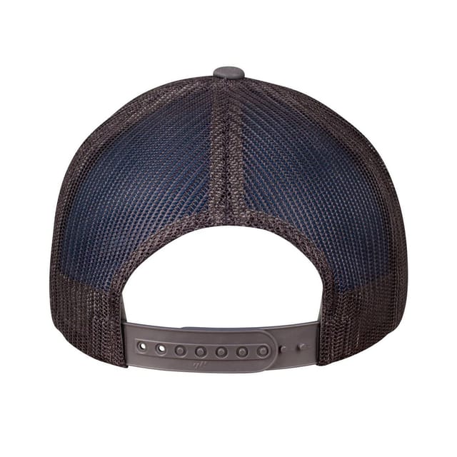 Classic Classic Men's Retro Trucker Cap in Dark Grey - 2