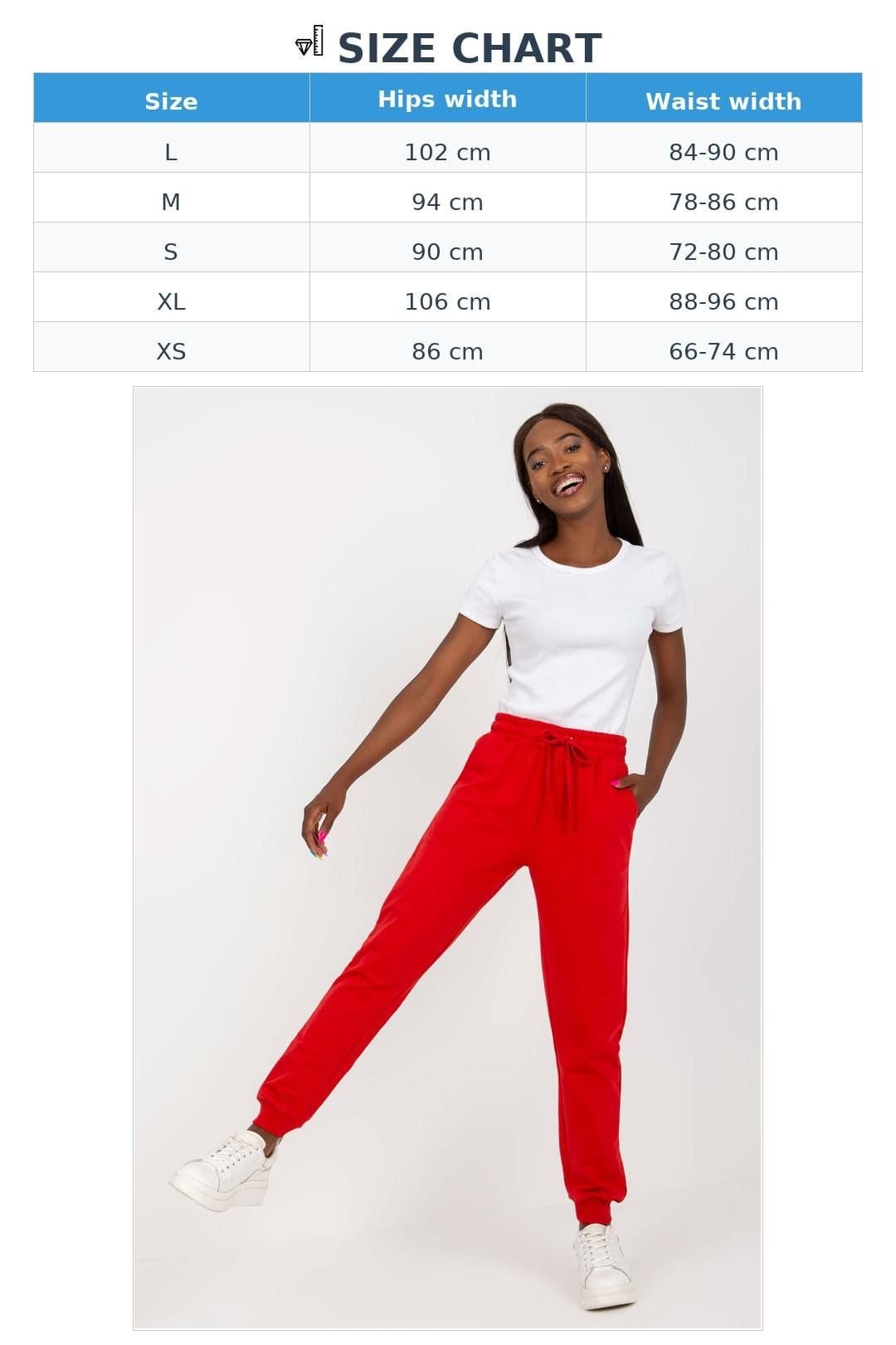 Love Lace Love Lace Women's High Waisted Sweatpants Elastic Tie Waist in Red - 4