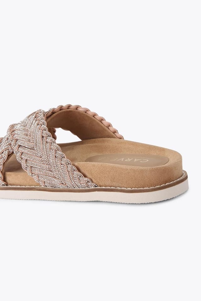 Carvela Carvela Women's 'Paloma' Fabric Sandals in Pale Pink - 3