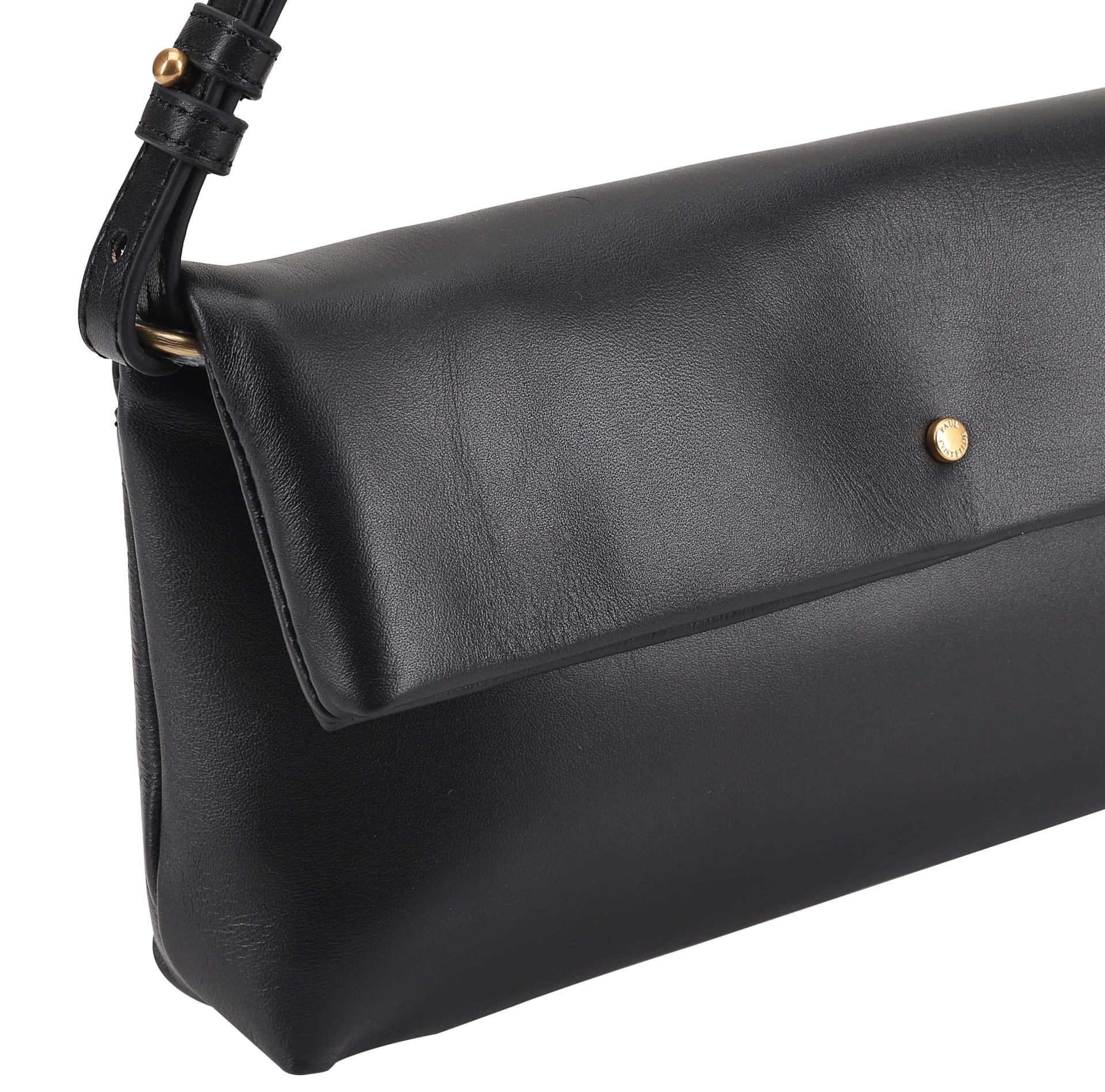 Paul Costelloe Paul Costelloe Women's Theodora Leather Shoulder Bag in Jet Black - 4