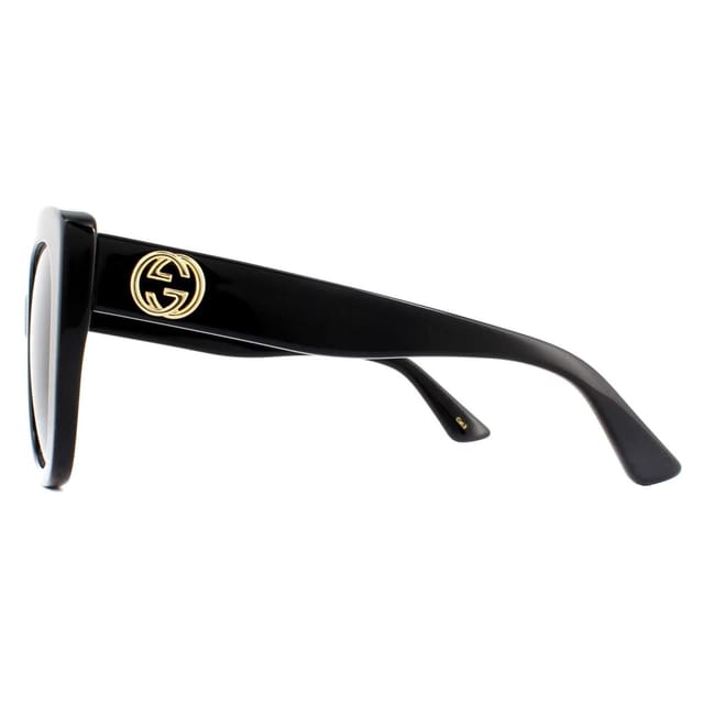 Gucci Gucci Women's Cat Eye Black Grey Gradient Sunglasses - 3