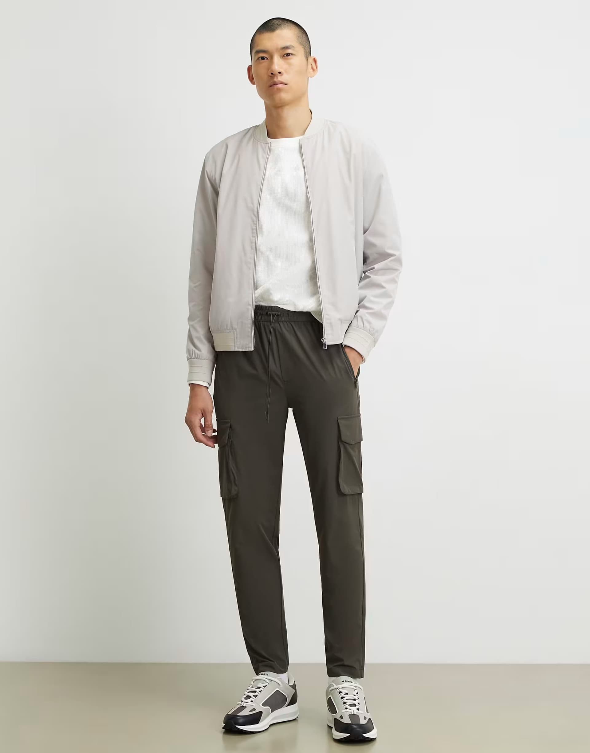 ASOS River Island Skinny fit cargo trousers in green
