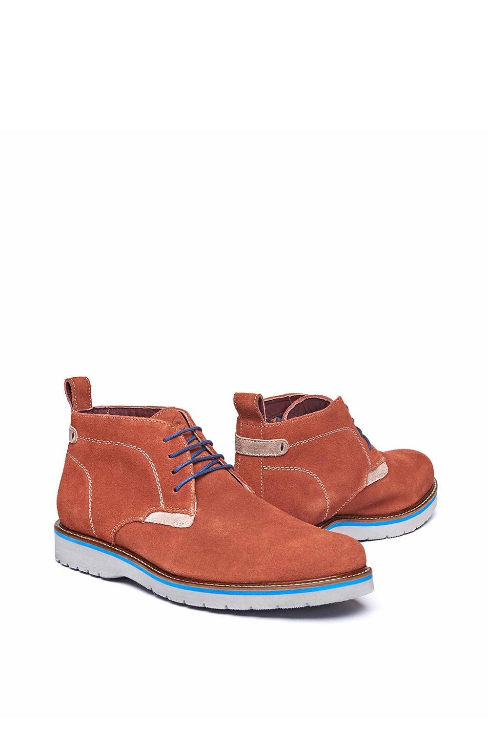 Moshulu Moshulu Men's 'Humus' Ankle Boots in Red - 2