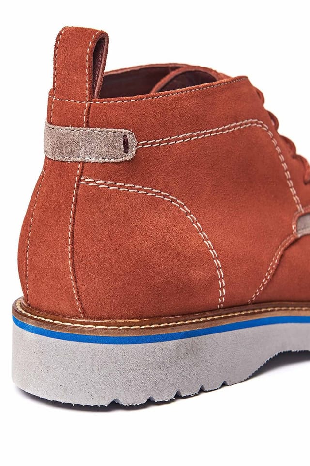 Moshulu Moshulu Men's 'Humus' Ankle Boots in Red - 3