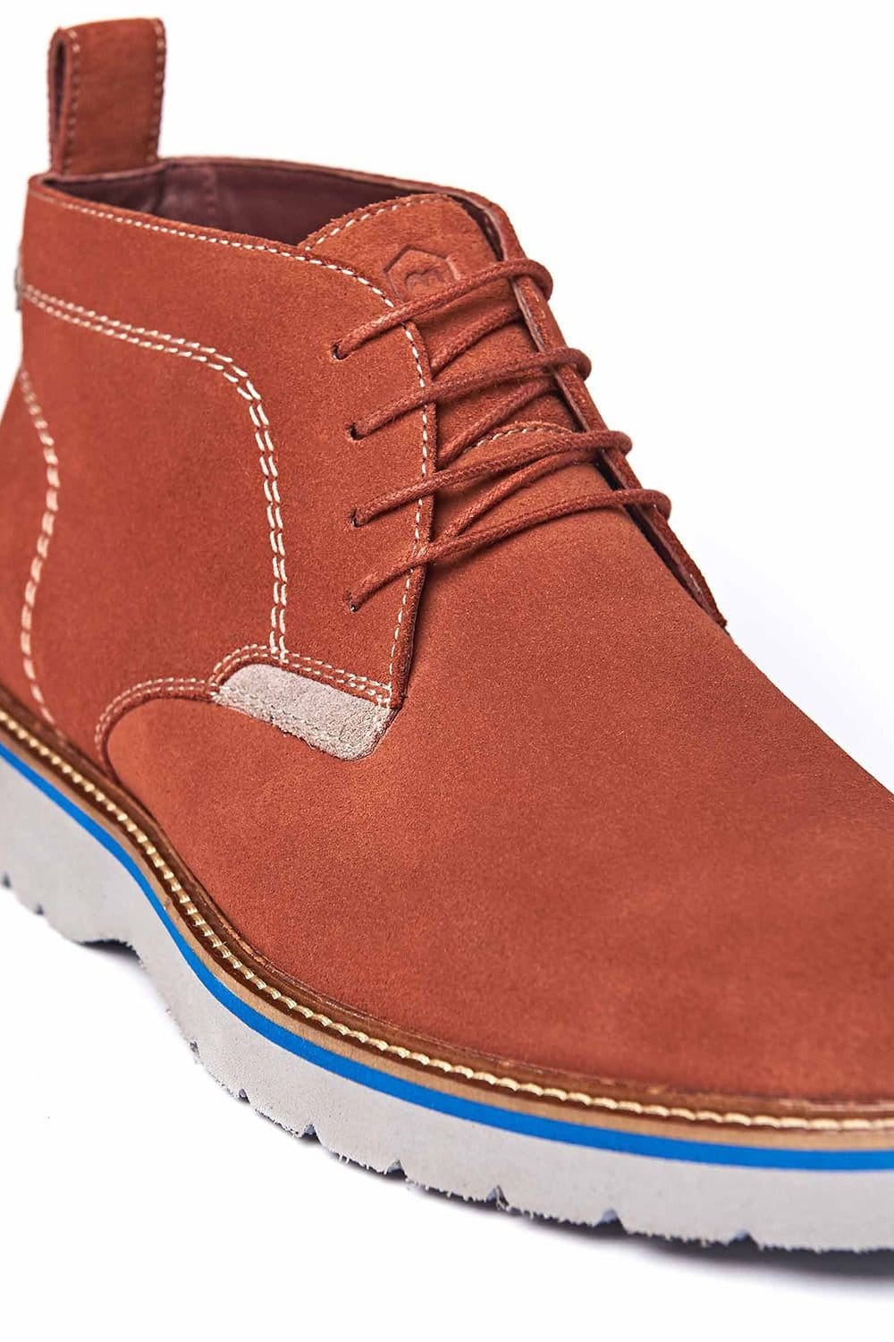 Moshulu Moshulu Men's 'Humus' Ankle Boots in Red - 4