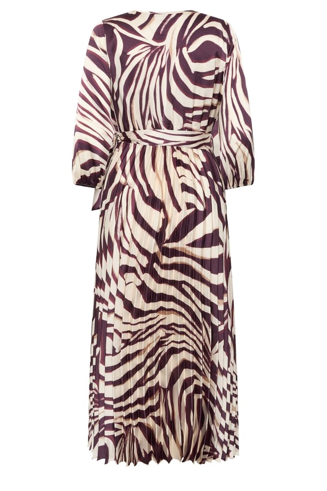 Star By Julien Macdonald Star by Julien Macdonald Women's Zebra Pleated Dress in Natural - 3