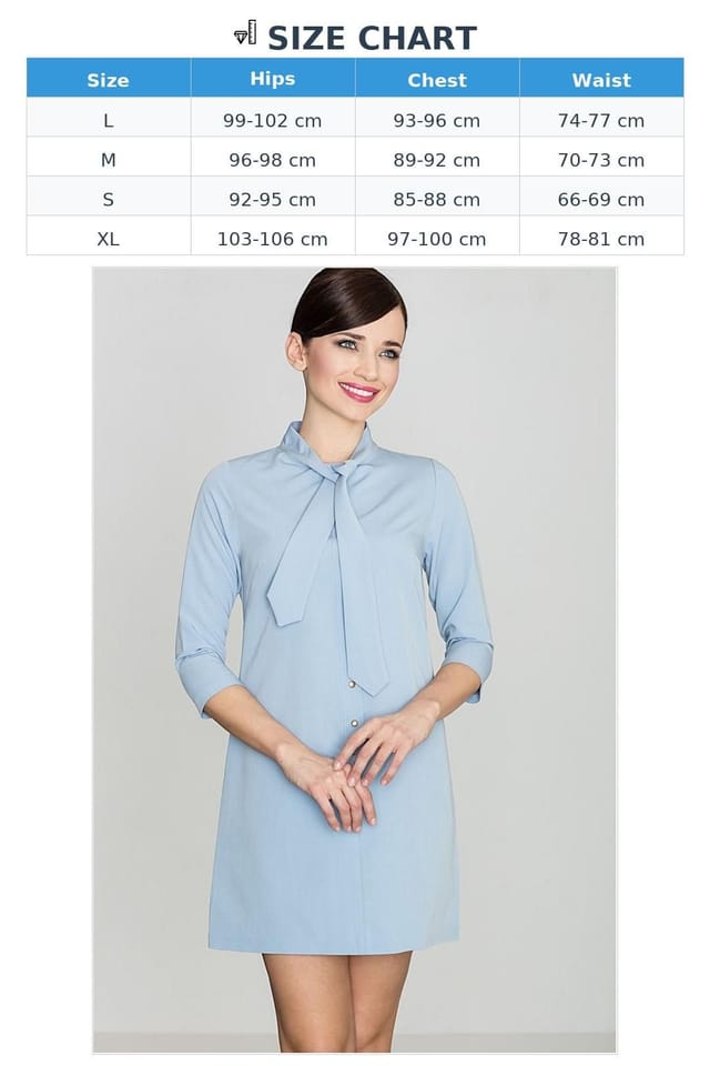 Love Lace Love Lace Women's Soft Mini Dress with Tie Sash in Blue - 3