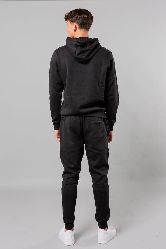 Tokyo Laundry Tokyo Laundry Men's Hoody & Jogger Co-ord Set in Black - 2