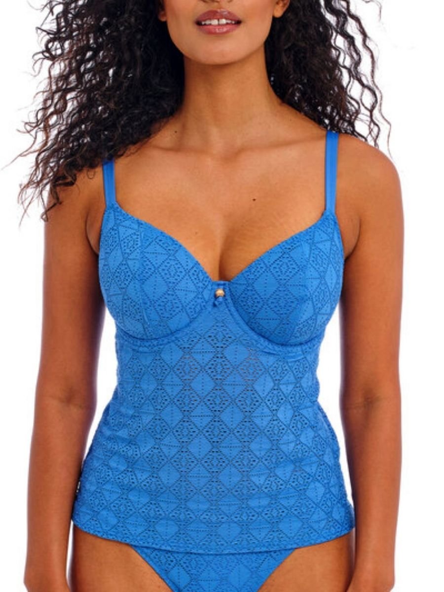 Freya Freya Women's Nomad Nights Tankini Top in Blue - 4