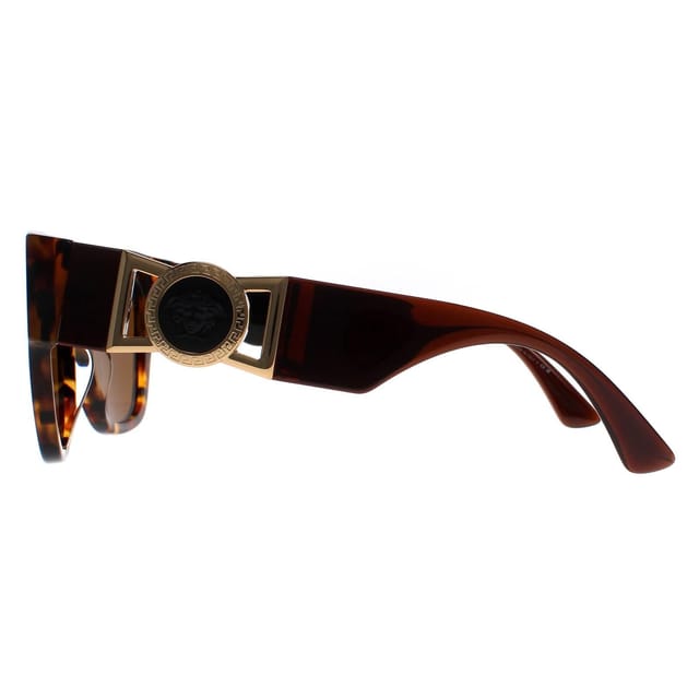 Versace Versace Women's Cat Eye Havana Dark Bronze VE4415U in Brown - 3