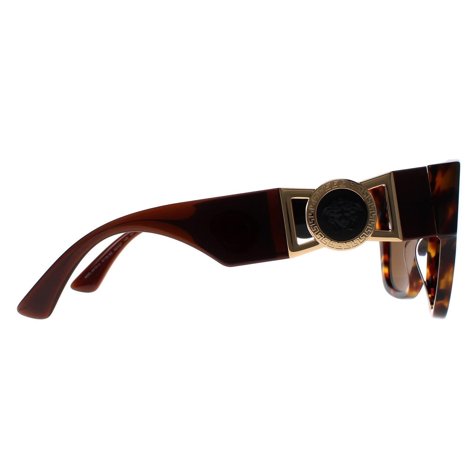Versace Versace Women's Cat Eye Havana Dark Bronze VE4415U in Brown - 4