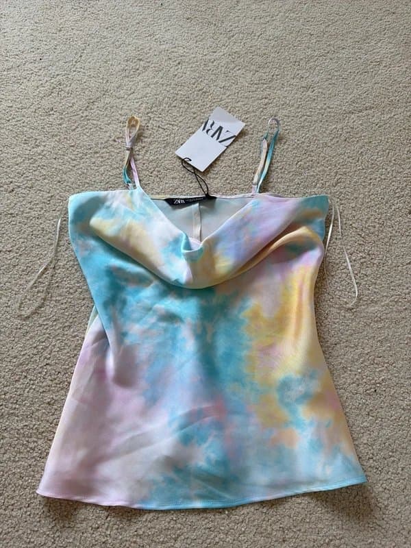 Zara zara pastel camisole top