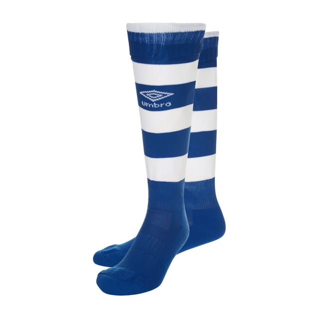 Umbro Umbro Men's Hooped Sock Leg in Royal - 2