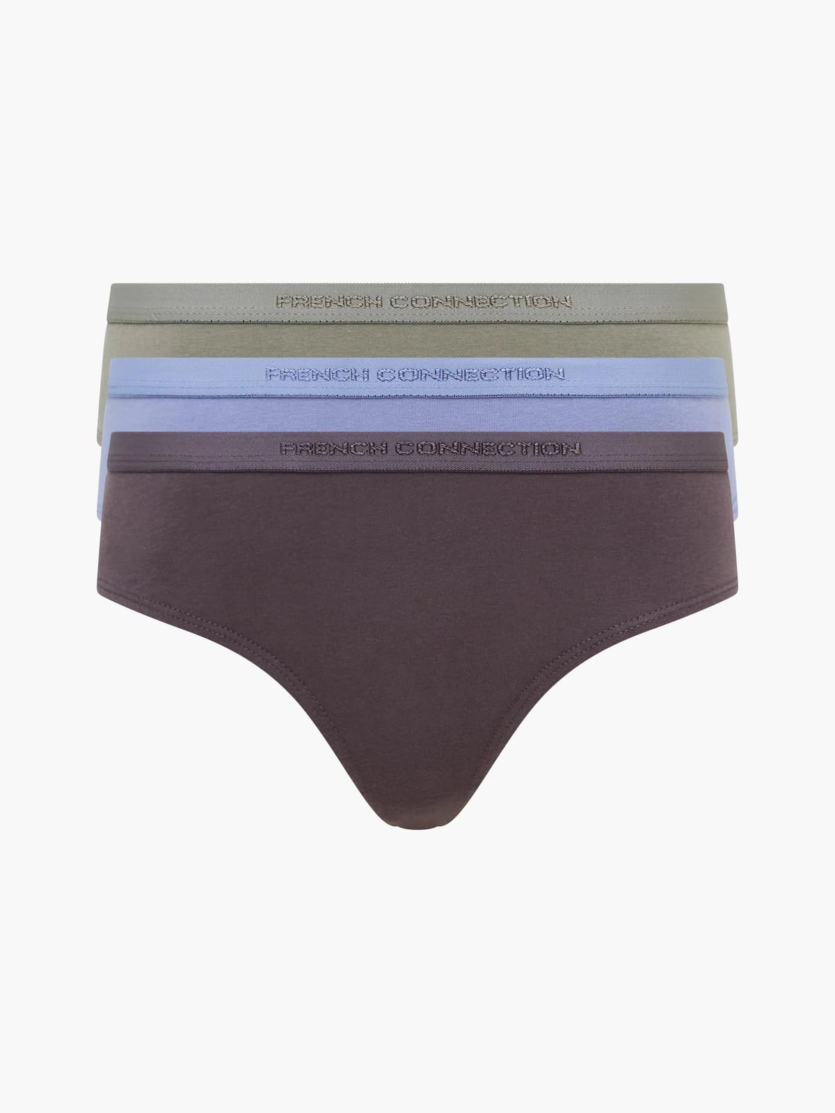 French Connection 3 Pack French Connection Thongs Blue Tempest/Grey Excalibor/Shadow Mint - 1