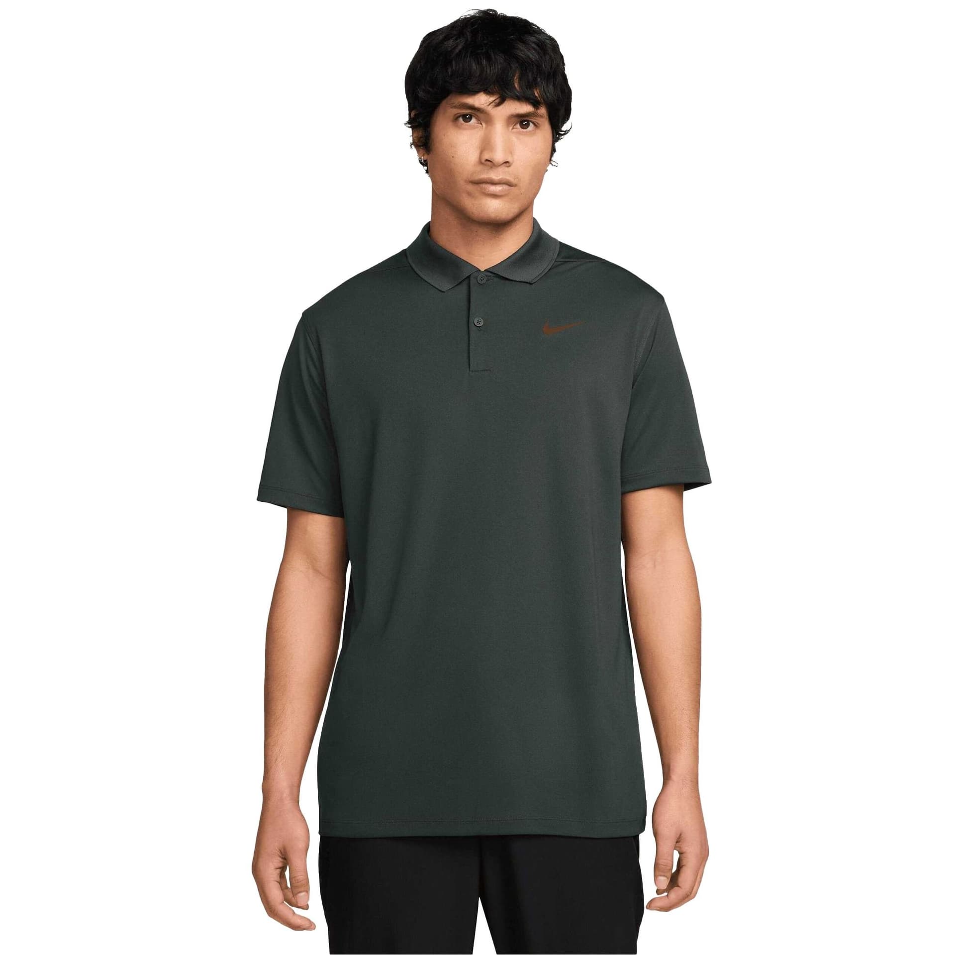 Nike Nike Men's Victory Solid Polo Shirt in Dark Green