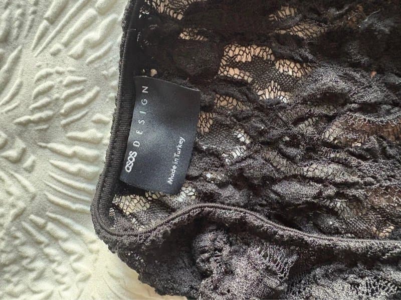 ASOS ASOS lace black cardigan