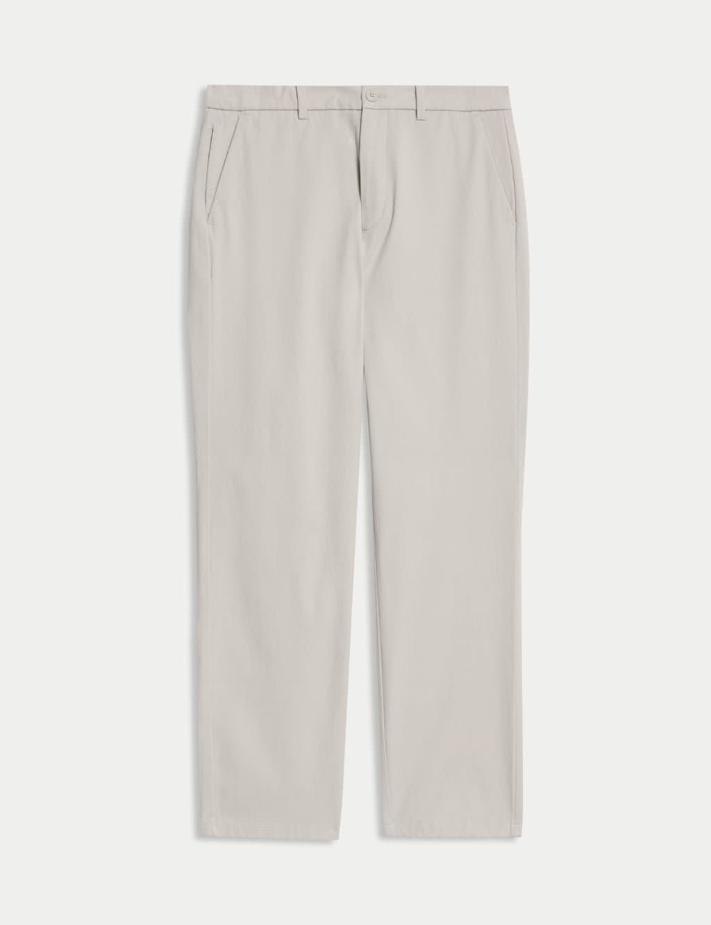 Marks & Spencer M&S The Ultimate Regular Fit Chinos Natural Beige