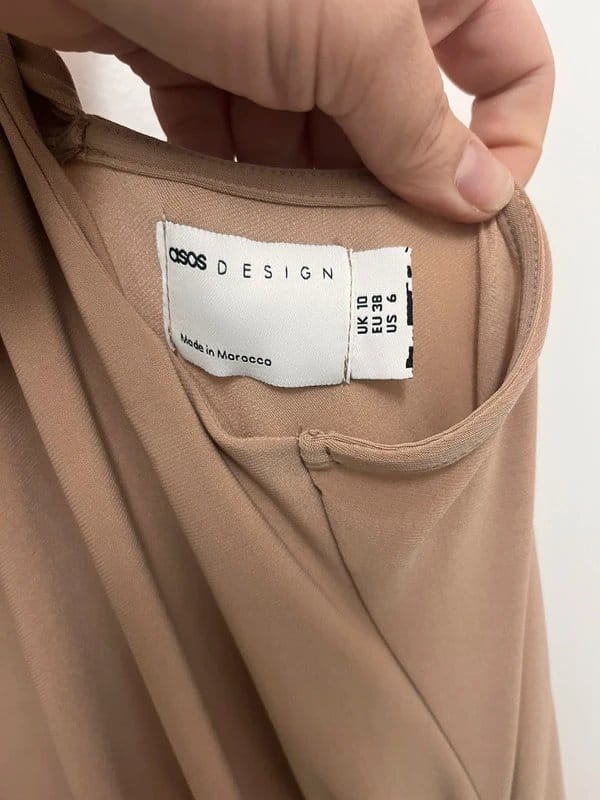 ASOS Beige long evening dress - 1