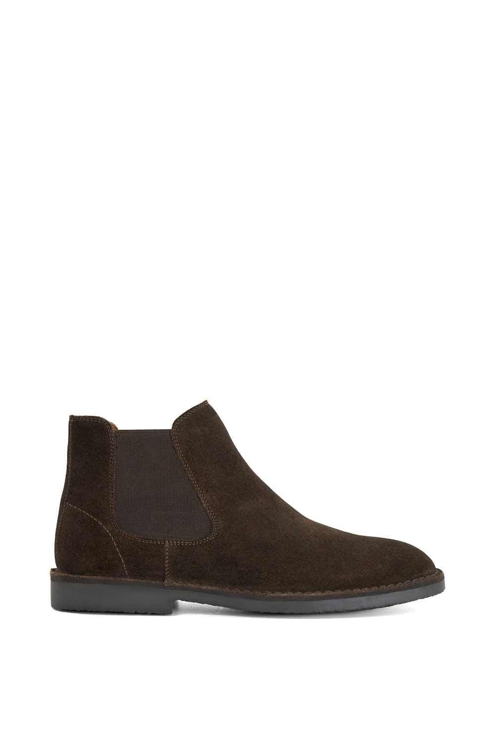 Dune London Dune London Men's 'Cashy' Suede Chelsea Boots in Brown
