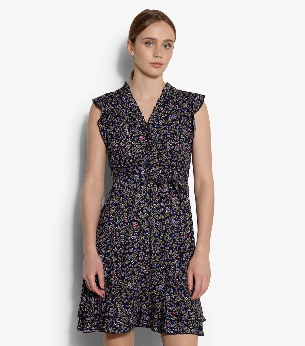 Apricot Women's Purple Floral Ditsy Print Dress Apricot New Look