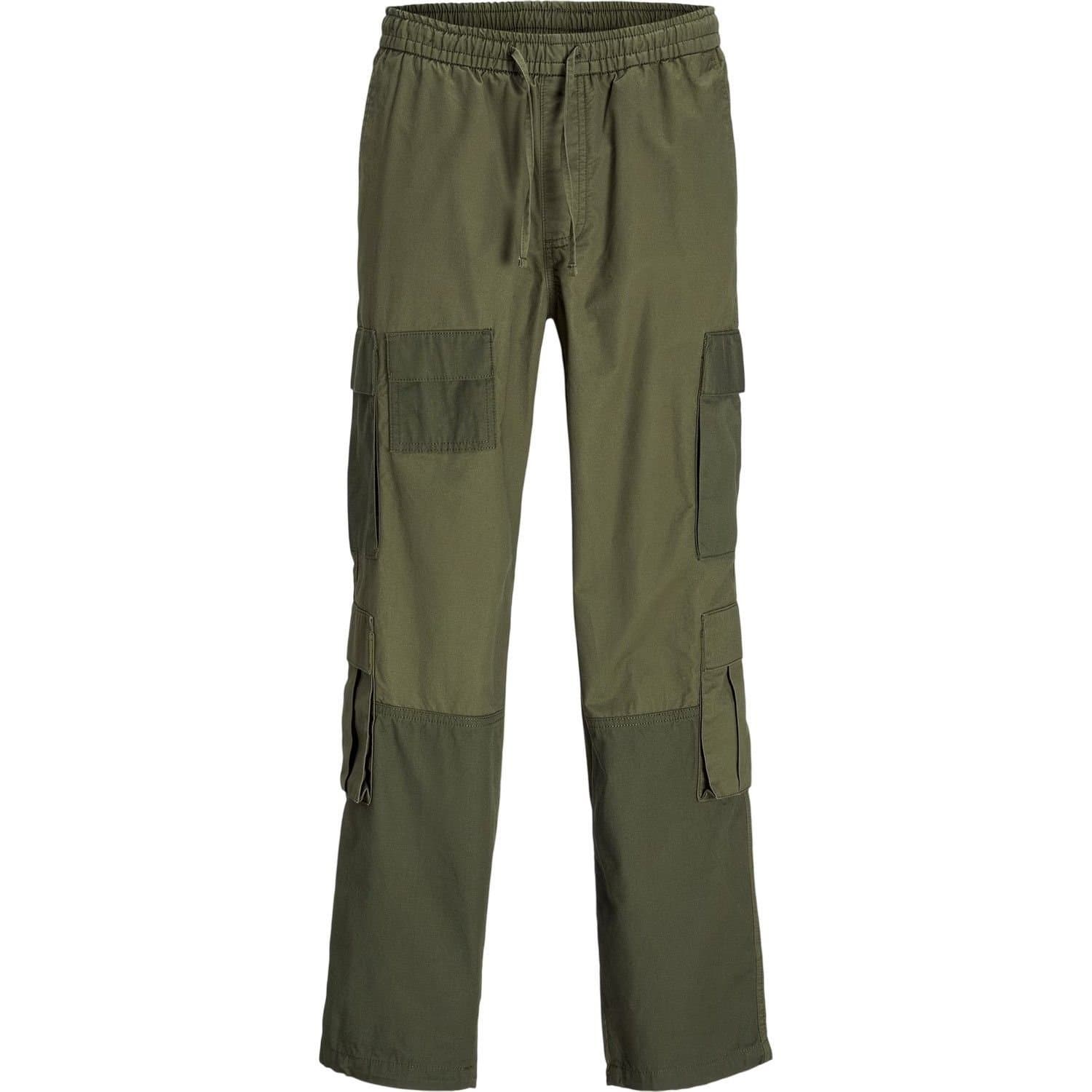 jack & jones Jack & Jones Men's Tapered Cargo Trousers in Olive