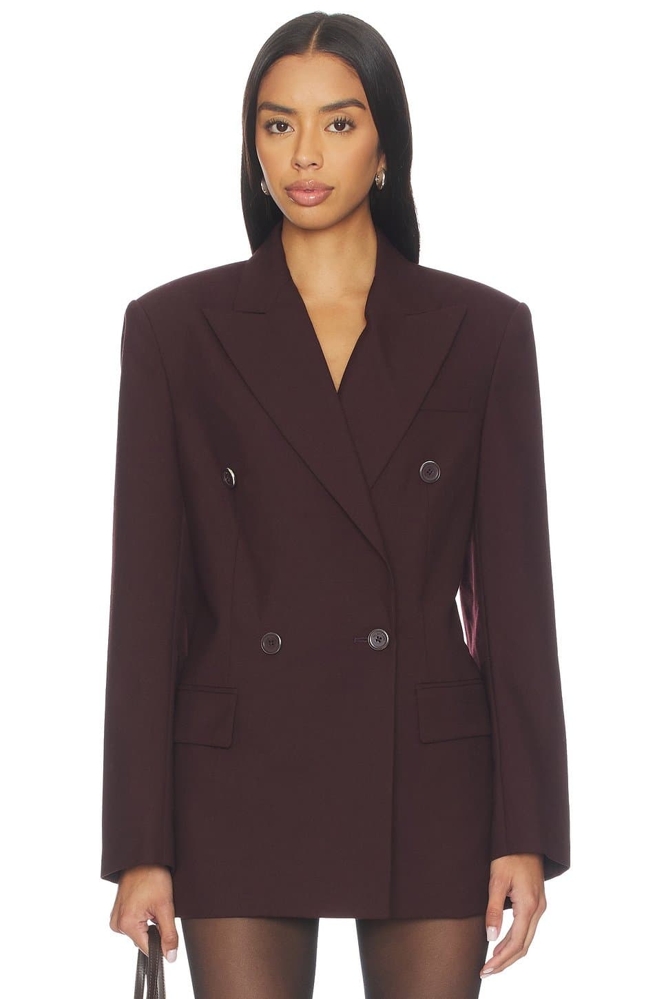 revolve Double Breasted Belt Blazer