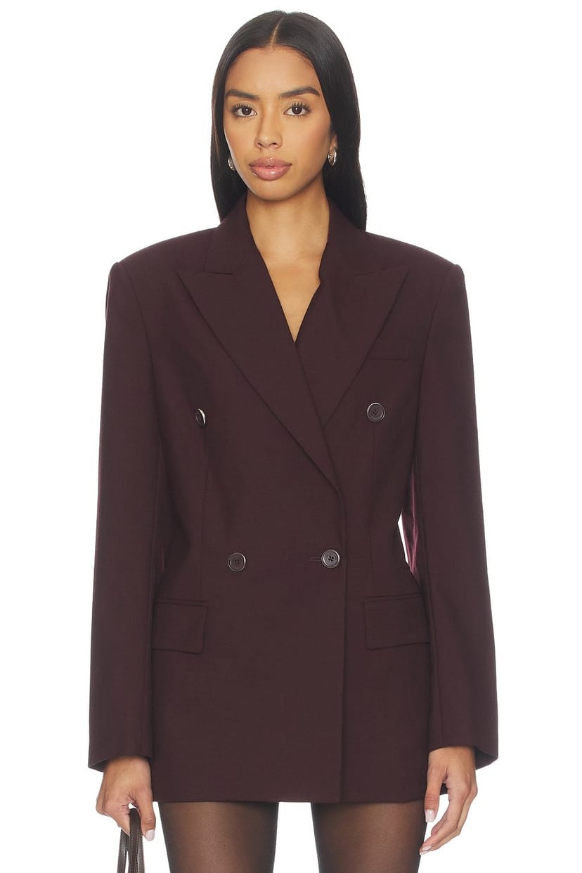 revolve Double Breasted Belt Blazer - 1
