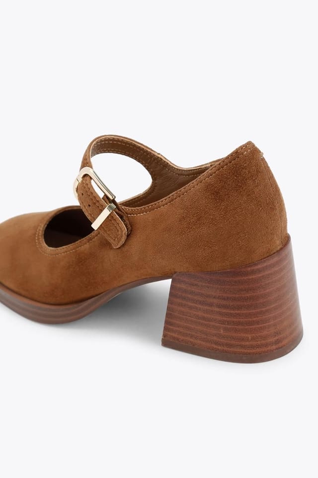 Steve Madden STEVE MADDEN Women's 'Lisbon S 839' Suede Heels in Brown - 3