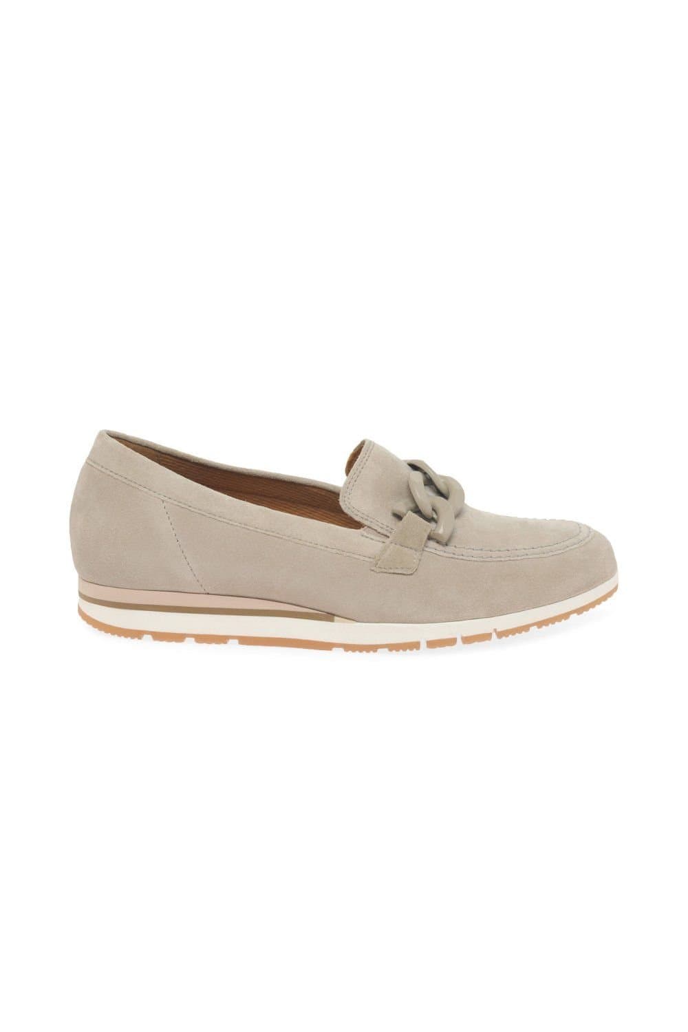 Gabor Gabor Women's 'Bea' Wedge Loafers in Beige