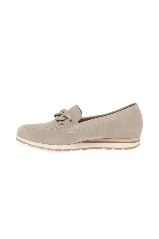 Gabor Gabor Women's 'Bea' Wedge Loafers in Beige - 2