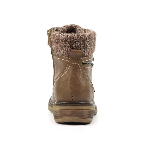 Lunar Lunar Women's Benson III Waterproof Ankle Boots in Taupe - 2