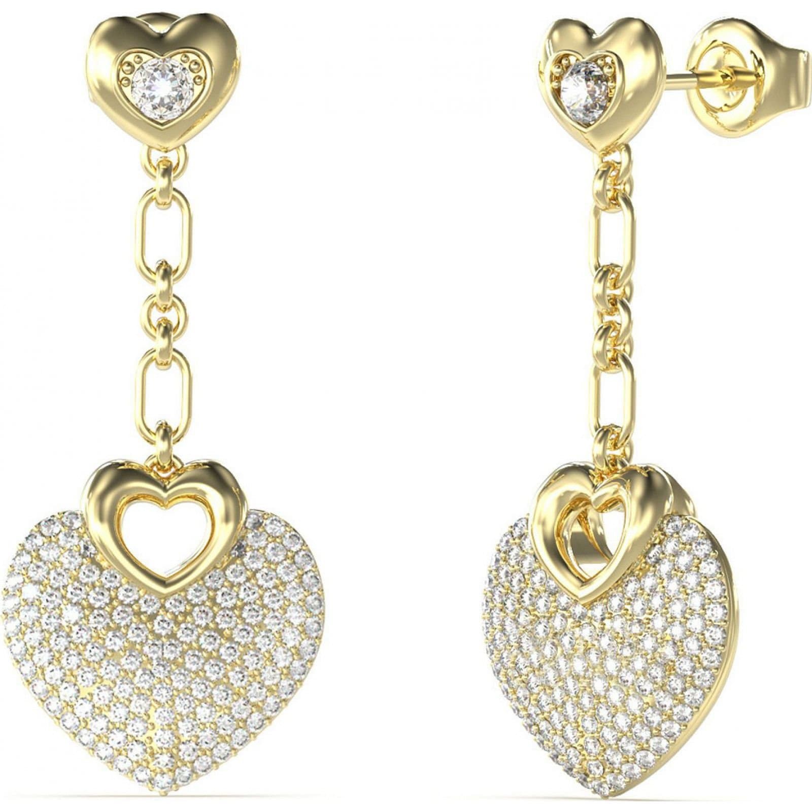 Guess Guess Women's JUBE05210JWYGT-U Pair Of Earrings in Gold