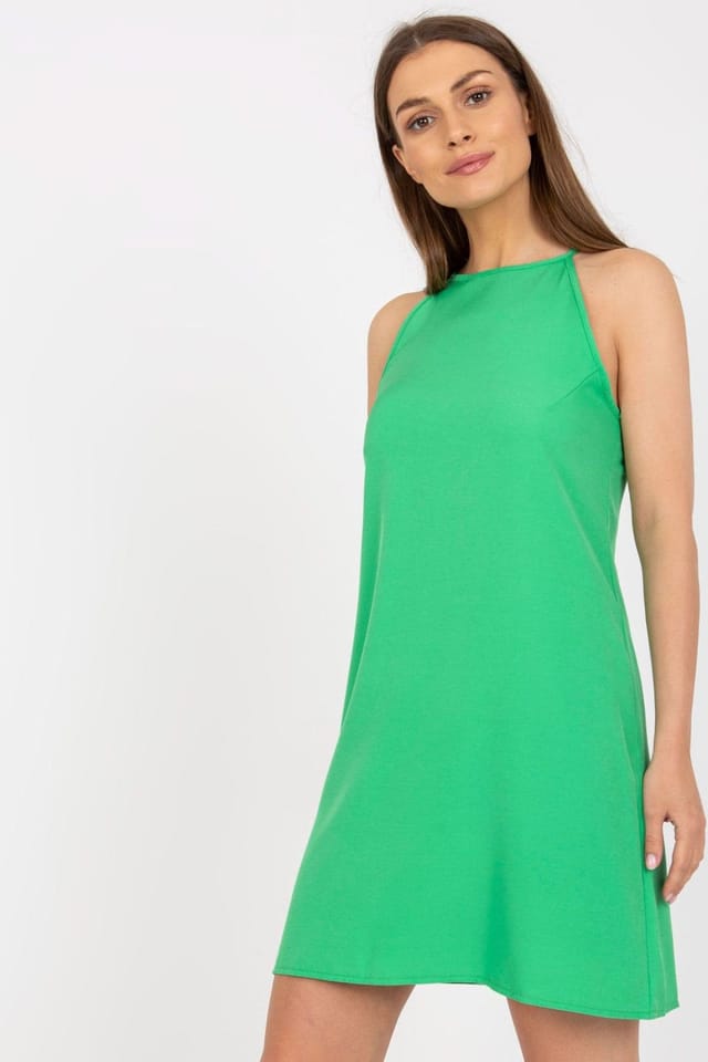Love Lace Love Lace Women's Everyday Straight Cut Strapless Dress in Green - 3